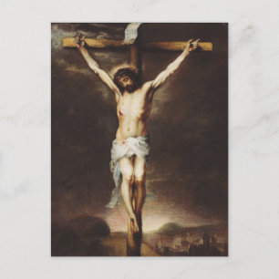 Korsfästelsen av Bartolome Esteban Murillo Helg Vykort