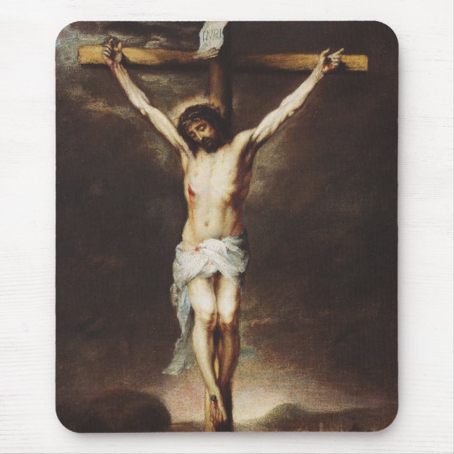 Korsfästelsen av Bartolome Esteban Murillo Musmatta (Framsidan)