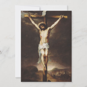 Korsfästelsen av Bartolome Esteban Murillo Tack Kort