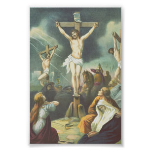 Korsfästelsen av Jesus Kristus Fototryck