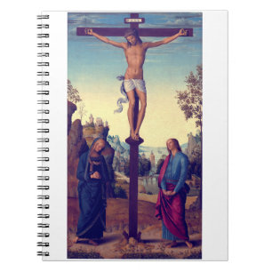 Korsfästelsen med Jungfru Maria av Pietro Perugino Anteckningsbok