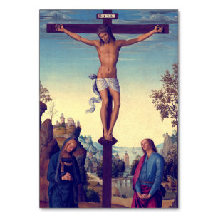 Korsfästelsen med jungfru Maria av Pietro Perugino Bordsnummer