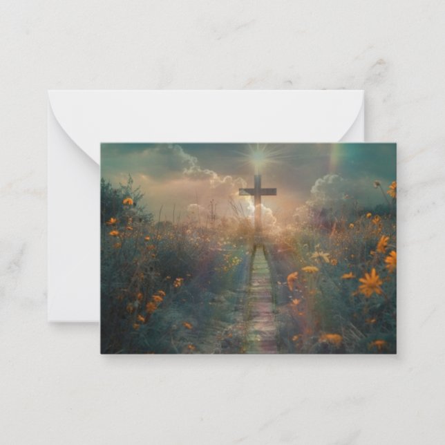 Korshälsningskortet Anteckningskort (Framsida)