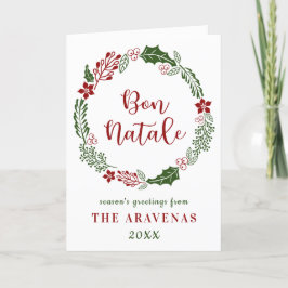 Korsika God jul, Bonn Natale, Anpassningsbar Helgkort