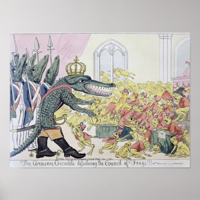 Korsika krokodil poster (Framsidan)