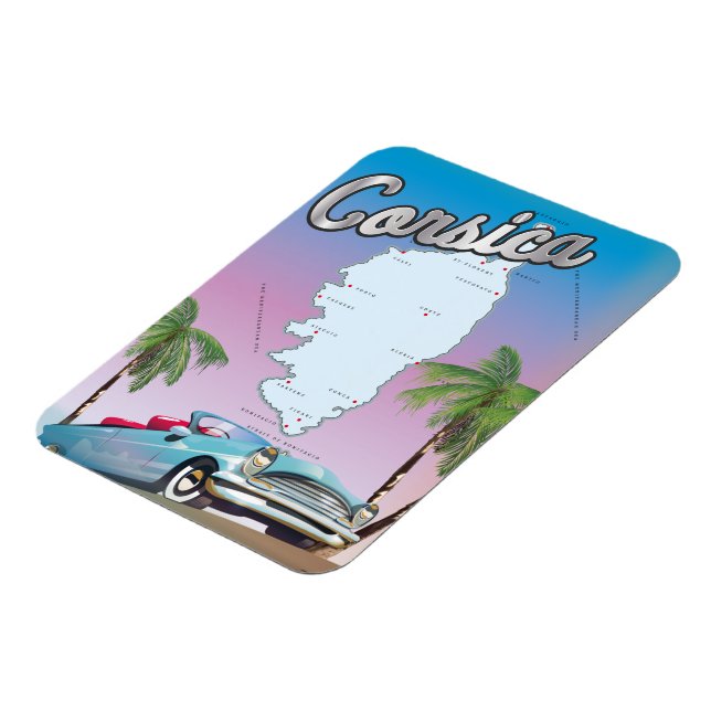 Korsika resaffisch magnet (Vänstra Sidan)