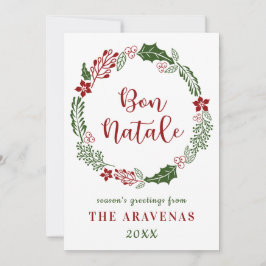Korsikansk God Jul, Anpassad Julkort