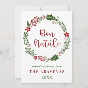 Korsikansk God Jul, Anpassad Julkort