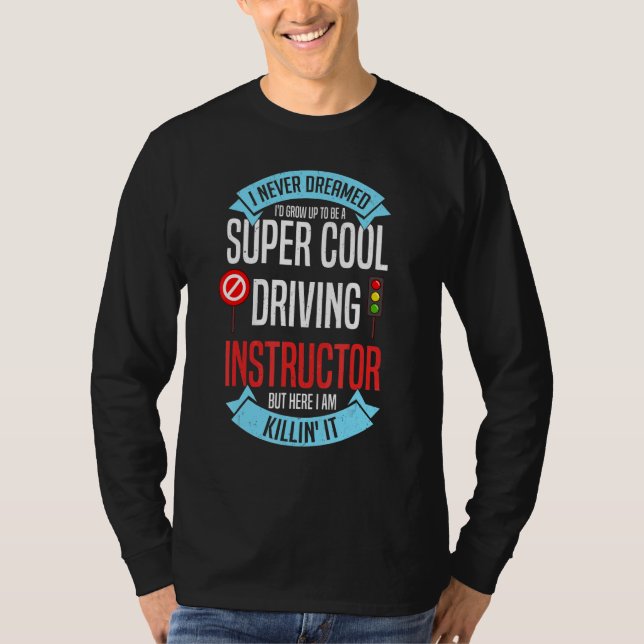 Körskolelektioner för körkortsutbildning t shirt (Framsida)