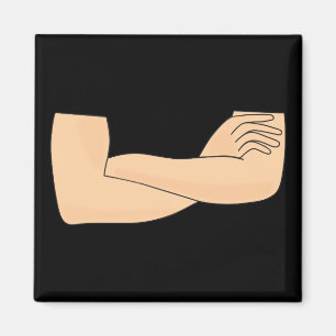 Korslagda armar magnet