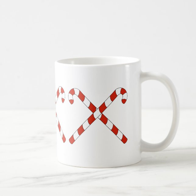 Korslagda sockersockar kaffemugg (Höger)