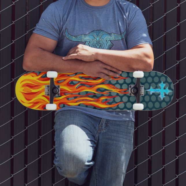 Korslågor Mini Skateboard Bräda 18,5 Cm (Utomhus 3)