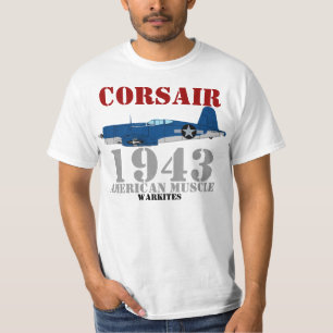 Korsluftmuskulatur T-Shirt-F4U-1A T Shirt