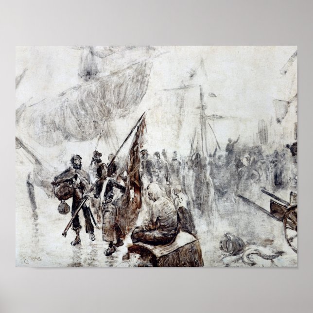 Korsmännens återvändande poster (Framsidan)