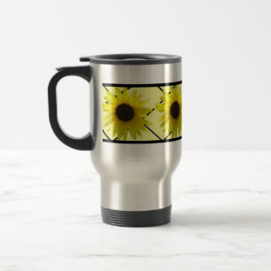 Korsmönstrad solrostravel mug resemugg