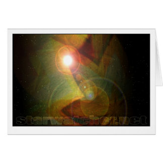 Korsmönstrat Hälsningskort