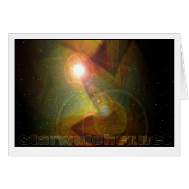 Korsmönstrat Hälsningskort (Framsidan Horizontal)