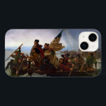 Korsning av floden Delaware, George Washington<br><div class="desc">General George Washington från kontinentalarmén korsar floden Delaware med trupper. Förhoppning om att överraska en hessisk styrka som firar jul på sina vinterkvarter i Trenton, New jersey. Emanuel Leutzes arbete (1816-1868) är offentligt i land i ursprung och andra land och i områden där upphovsrätten är upphovsmannens livstid plus 100 år...</div>