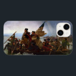 Korsning av floden Delaware, George Washington<br><div class="desc">General George Washington från kontinentalarmén korsar floden Delaware med trupper. Förhoppning om att överraska en hessisk styrka som firar jul på sina vinterkvarter i Trenton, New jersey. Emanuel Leutzes arbete (1816-1868) är offentligt i land i ursprung och andra land och i områden där upphovsrätten är upphovsmannens livstid plus 100 år...</div>
