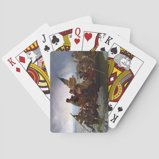 Korsning av floden Delaware, George Washington Casinokort (Baksidan)