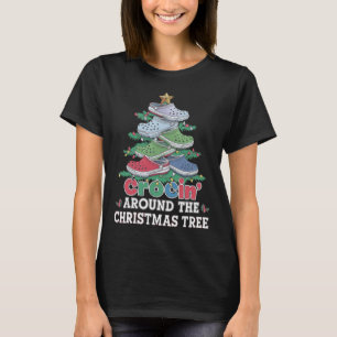 Korsning runt Julgran som korsar omkring T Shirt