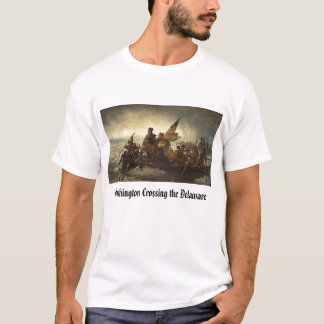 korsning Washington som korsar Delaware Tee Shirt
