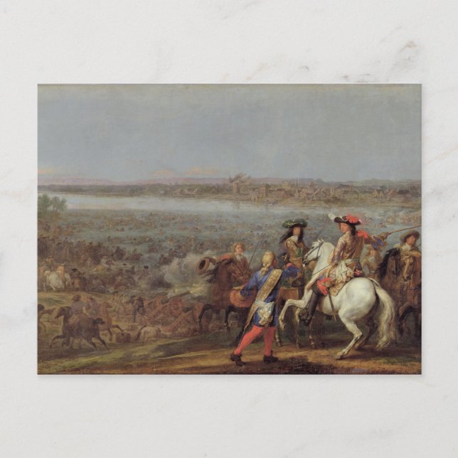 Korsningen av Rhen, 12:e, juni 1672 Vykort (Framsida)