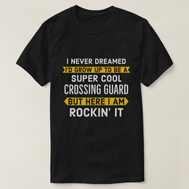 Korsningsskydd T Shirt (Design framsida)