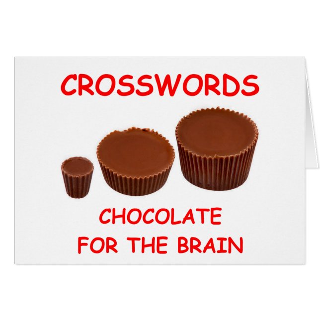 korsord hälsningskort (Framsidan Horizontal)