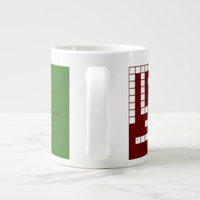 Korsordkaffe mugg jumbo mugg (Baksidan)