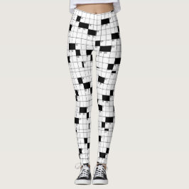 Korsordpusseldamasker Leggings