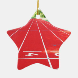 Körspår och Fält Julgransprydnad Keramik