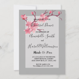 Körsry Blommar Rehearsal Dinner Inbjudningar