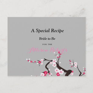 Körsry Blommar Rosa White Möhippa Recipe Vykort