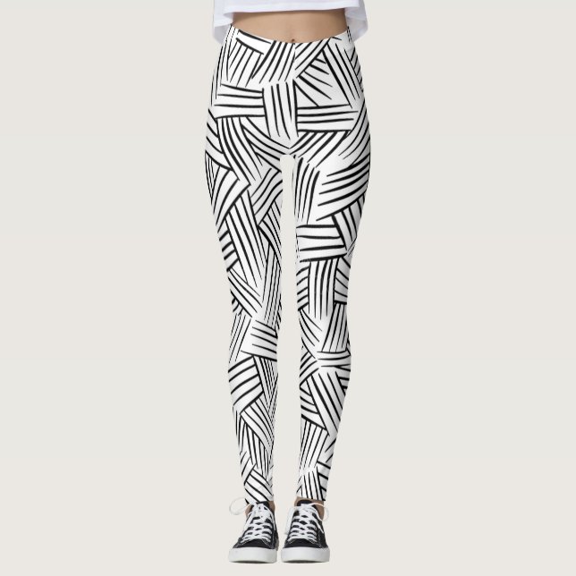 Korsskiktspapper Leggings (Framsida)