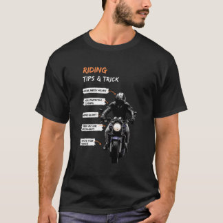 Körsstift för motorcyklar för förare t shirt