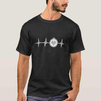 Korsstygn Hjärtats slag Korsstygn T Shirt