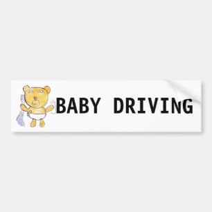 Körstötfångare i baby bildekal