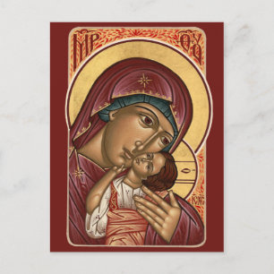 Korsun Mor på Guds Prayer Card Vykort