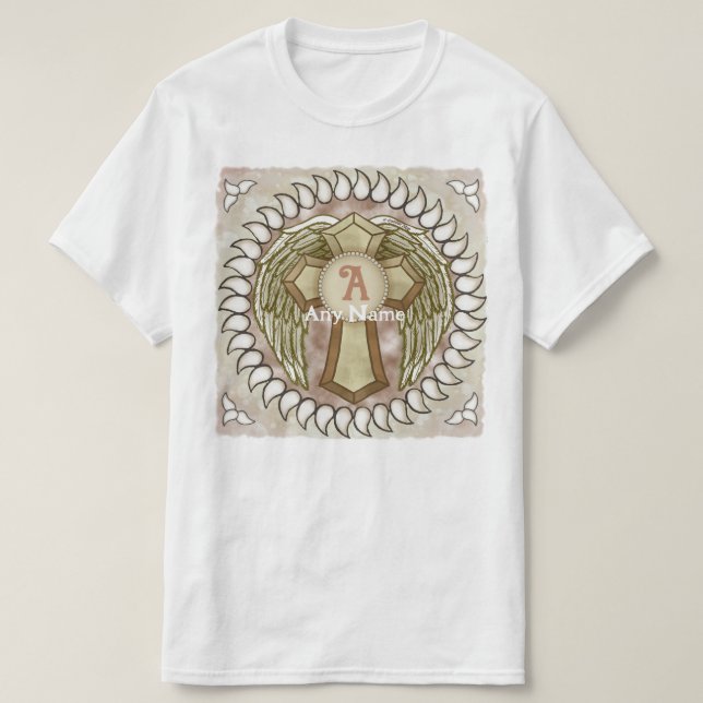 Korsvingad monogram t-shirt (Design framsida)