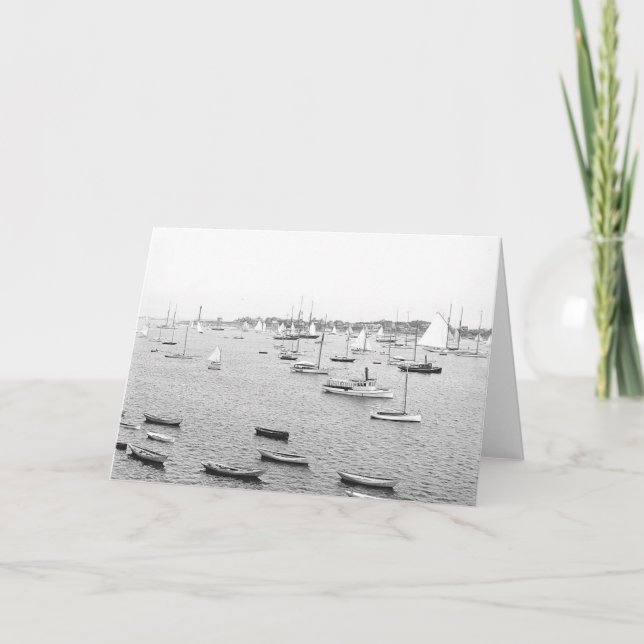 Kort 1900 för Marblehead hamnMassachusetts (Framsida)