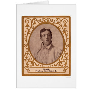 Kort 1909 för Eddie plankabaseball