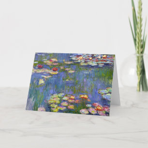 Kort 1916 för Monet näckroshälsning
