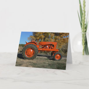 Kort 1955 för Allis Chalmers WD45 traktorhälsning