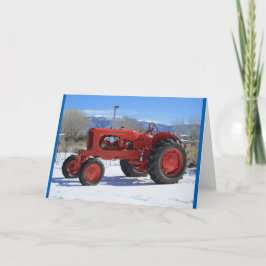 Kort 1955 för Allis Chalmers WD45 traktorhälsning