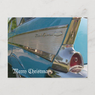 Kort 1957 för Chevy vykortgod jul