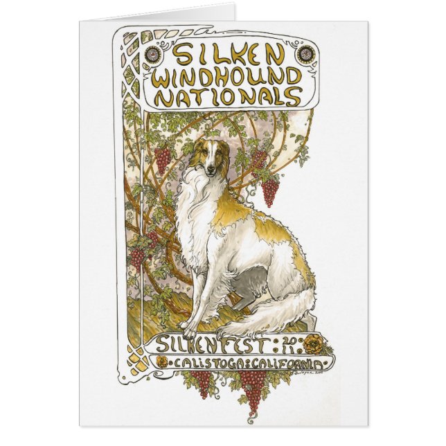 Kort 2011 för Silkenfest logotypJoyce haka (Framsidan)