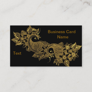 kort 24kt-Mehndi-floral-Business