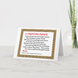 Kort #2 för julbön (Donald Trump)