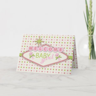 Kort 2 för Vegas baby showerinbjudan